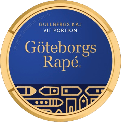Göteborgs Rapé Gullbergs Kaj White Portion