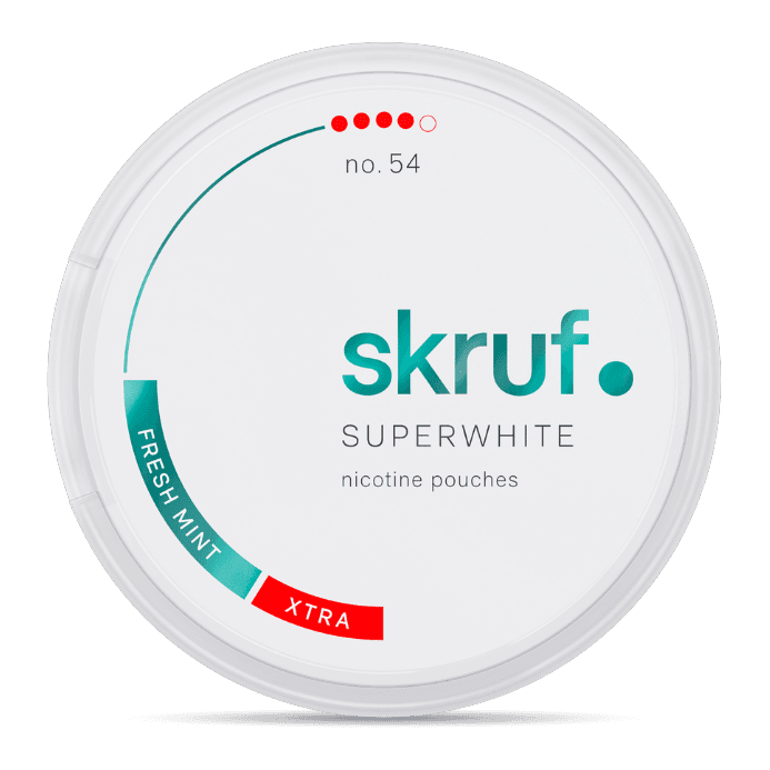 Skruf Superwhite No.54 Fresh Mint Extra Strong